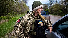 Trans Ameri�anka Sarah Ashtonová-Cirillová, která se p�idala k ukrajinské...