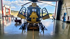 Jihoeská záchranka a vrtulník Eurocopter EC 135, se kterým Peter Smik létá.