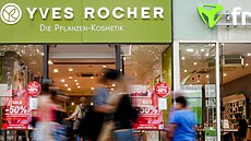 Prodejna značky Yves Rocher v německém Stuttgartu. Oblíbená francouzská...