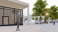 Architekti po dohod� s m�stem mírn� upravili projekt na prom�nu zlínského...
