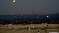 Superúplnk v jihoafrickém Johannesburgu (1. srpna 2023)