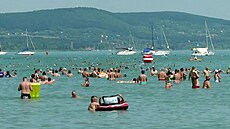 Balaton často hostí významné plavecké soutěže.