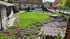 Následky slabého tornáda v obci Lokot (9. srpna 2023)