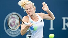 Kate�ina Siniaková v 1, kole turnaje v Montrealu.