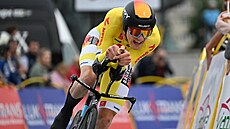 Matej Mohori� v závod� Kolem Polska.