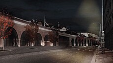 Vizualizace Negrelliho viaduktu