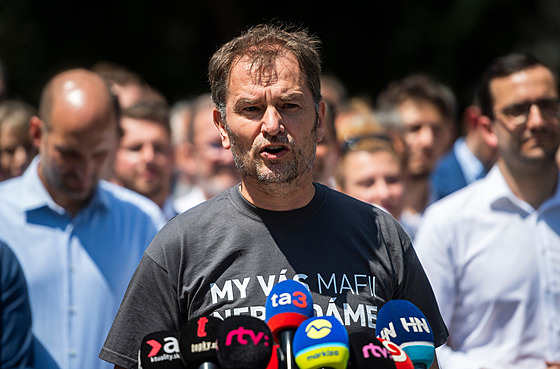 P�edseda slovenského hnutí OLaNO Igor Matovi� (5. �ervence 2023)