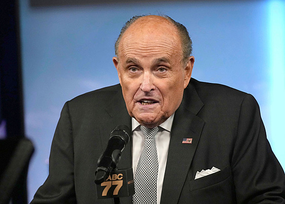 Americký právník a bývalý starosta New Yorku Rudy Giuliani (26. ervence 2023)