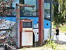 Stará oputná benzinová pumpa v Liberci