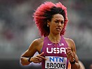 Americká sedmibojaka Taliyah Brooksová na atletickém mistrovství svta v...