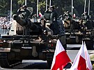 Polsko oslavilo Den armády. Vojenská pehlídka se konala ve Varav. (15. srpna...