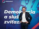 Pedseda slovenského hnutí Demokrati Eduard Heger (31. ervence 2023)