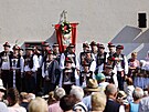 V Kyjov se po tyech letech konala folklorní slavnost Slovácký rok.