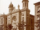 Dobov podoba synagogy v Marinskch Lznch.