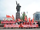 Oslava svátku práce v ruském Tambov (1. kvtna 2023)