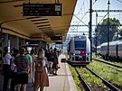 Nový motorový vlak RegioFox s motory Rolls-Royce na trati Beroun  Rakovník...