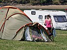 Autokemp Radost a atrakce kempu Kosatka na Hracholusk� p�ehrad� u Plzn�. (15....