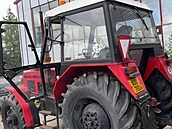 Traktor Zetor 7745 byl v mstském provozu pouíván pi údrb tramvajových...