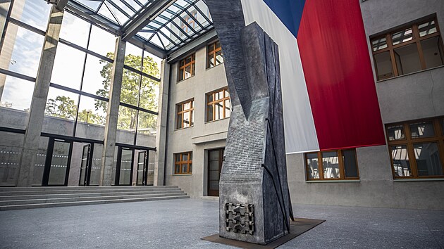 Vojensk muzeu na ikov uke nov pamtnk obtem roku 1968. (17. srpna 2023)