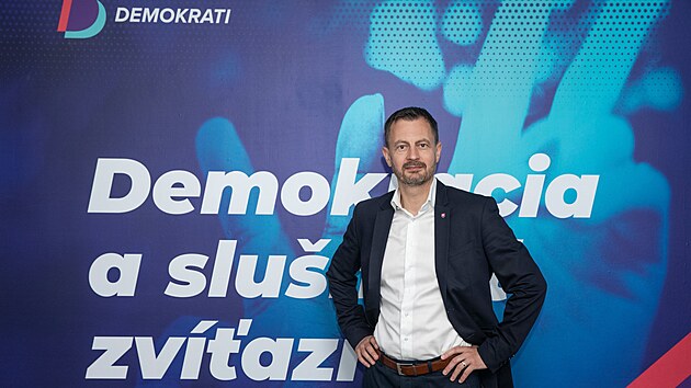 Pedseda slovenskho hnut Demokrati Eduard Heger (31. ervence 2023)