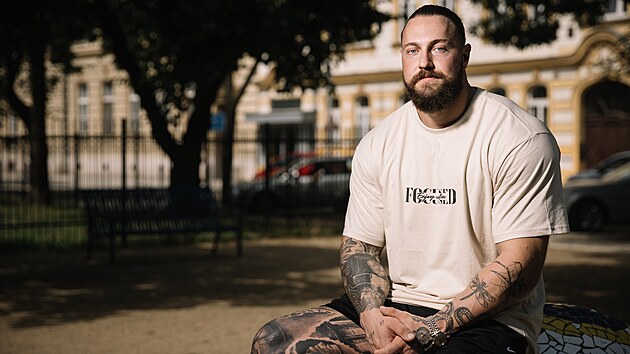 Fitness influencer, kulturista a youtuber Jakub En�l (14. srpna 2023)