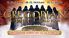 Pidaný koncert skupiny Gregorian