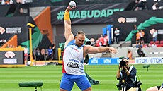 Koula� Tomá� Stan�k v kvalifikaci atletického mistrovství sv�ta v Budape�ti