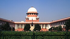 Budova nejvyššího soudu v indickém Dillí (30. září 2012)