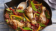 Kuec paella s chorizem + stepy