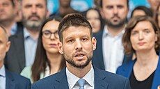 P�edseda slovenského hnutí Progresivní Slovensko Michal �ime�ka (27. �ervna...