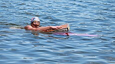 Jablonec nad Nisou, 18. 8. 2023, potáp závodník, ME v orientaní potápní