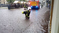 Následky boue, která pela pes Karlovarský kraj (15. srpna 2023)