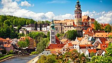 Místa na dosah �lutými linkami Regiojet: �eský Krumlov