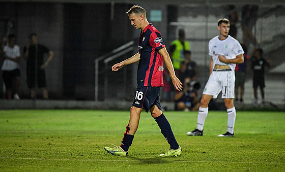 Jakub Jankto v dresu Cagliari.