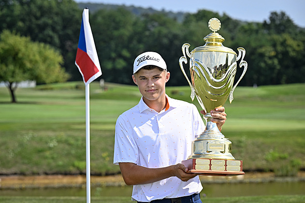 Czech Open vyhrál maďarský golfista Bertényi, třináctiletý Klein skončil čtvrtý