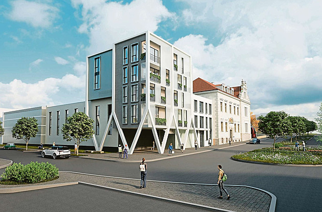 Chrudim chce ke staré hale přistavět moderní hotel, ten původní půjde k zemi