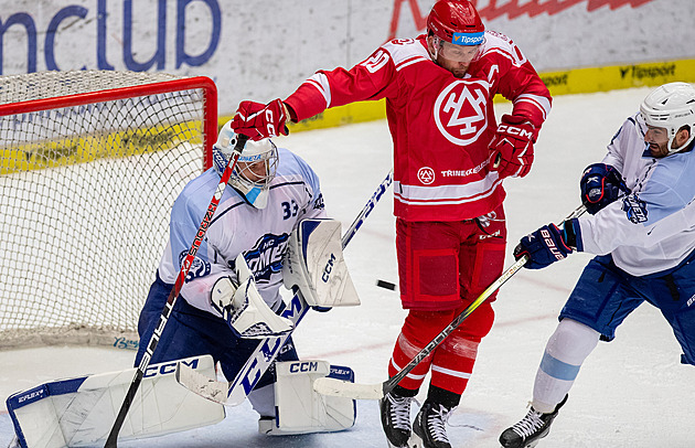 Třinec v generálce na LM prohrál s Kometou, Vítkovice vyhrály v Olomouci