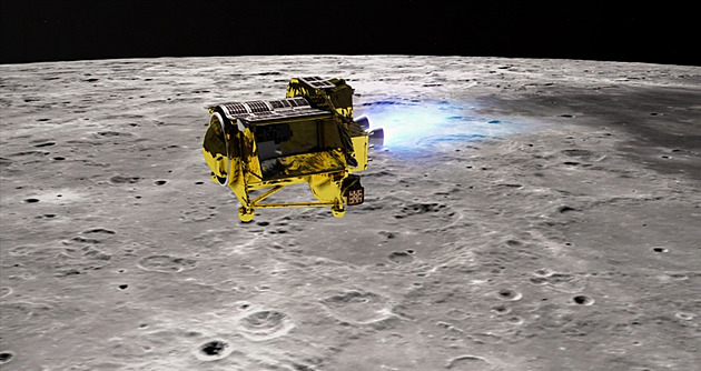 Japonská sonda přistála na Měsíci. Nedaří se jí však získat energii z panelů