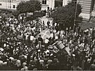 Protesty v srpnu 1968 v umperku.