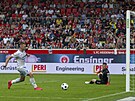 Obránce Hoffenheimu Pavel Kadeábek nabíhá k dorovnávacímu gólu v utkání s...