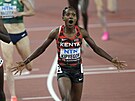 Ohromená Faith Kipyegonová se stává trojnásobnou sv�tovou �ampionkou