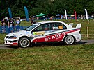 Marcel Tuek s Petrem Dufkem na Barum Czech Rally Zlín.