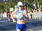 eská maratonkyn Moira Stewartová na atletickém mistrovství svta v Budapeti.