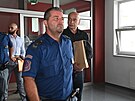 Olomoucký krajský soud otevel kauzu drogového gangu ze umperska. Na snímku...