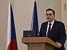 Ministr zahranií Jan Lipavský na porad eských velvyslanc v zahranií (28....