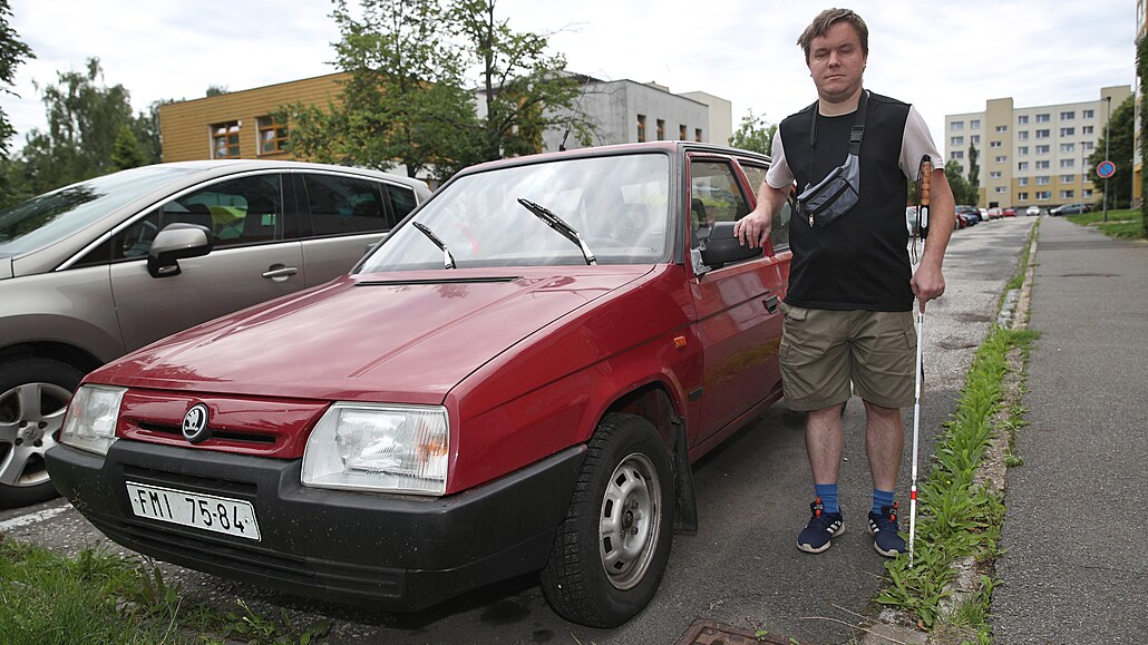 Pavel Vl�ek má projekt Dotkni se dopravy ji� tém�� hotový, stále se mu v�ak...