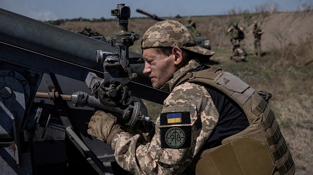 Ukrajinský voják na front (19 srpna 2023)