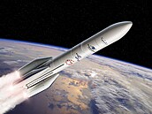 Let Ariane 6 v pedstavách ilustrátora