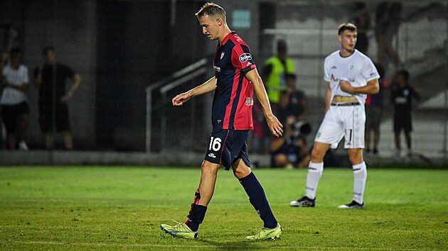 Jakub Jankto v dresu Cagliari.