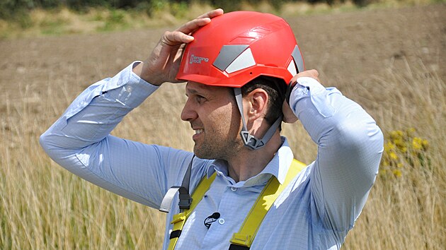 Ministr ivotnho prosted Petr Hladk v Hrdku nad Nisou.